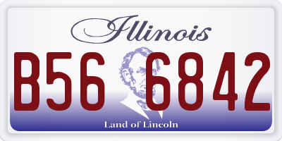 IL license plate B566842