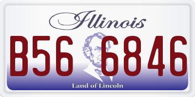 IL license plate B566846