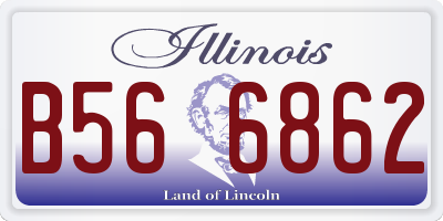 IL license plate B566862