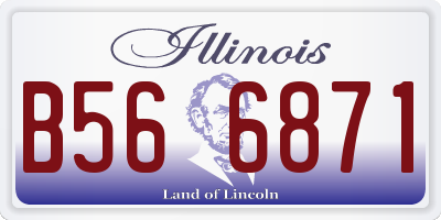 IL license plate B566871