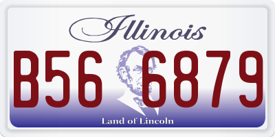 IL license plate B566879