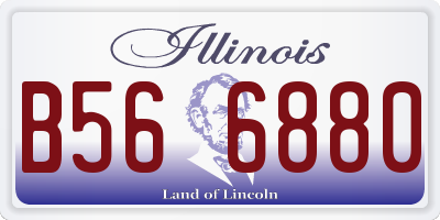 IL license plate B566880