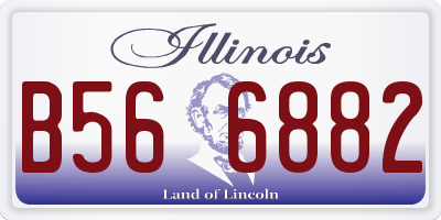 IL license plate B566882