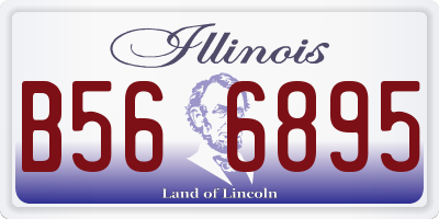 IL license plate B566895