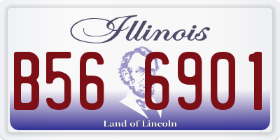 IL license plate B566901