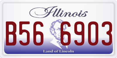 IL license plate B566903