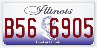 IL license plate B566905