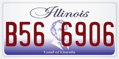 IL license plate B566906