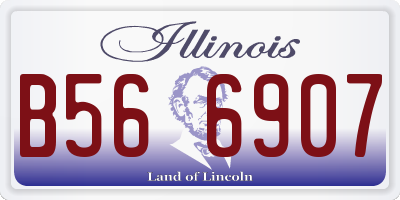 IL license plate B566907