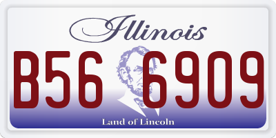 IL license plate B566909