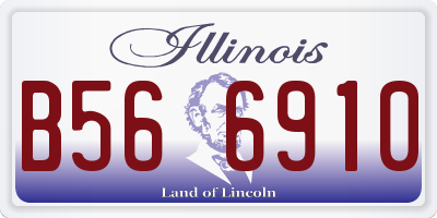 IL license plate B566910