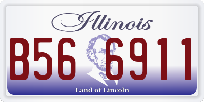 IL license plate B566911