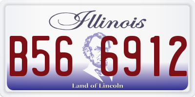 IL license plate B566912