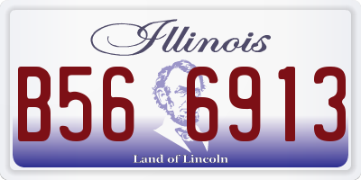 IL license plate B566913
