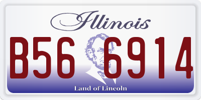 IL license plate B566914