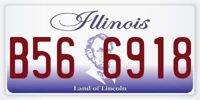 IL license plate B566918
