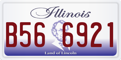 IL license plate B566921