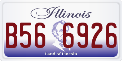 IL license plate B566926