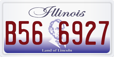 IL license plate B566927
