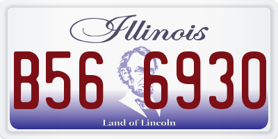 IL license plate B566930