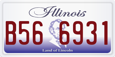 IL license plate B566931