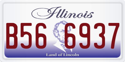 IL license plate B566937