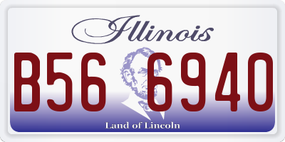 IL license plate B566940
