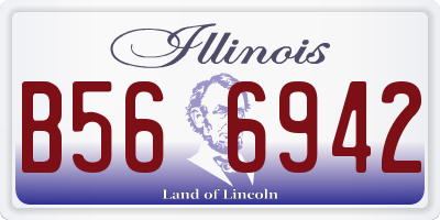 IL license plate B566942