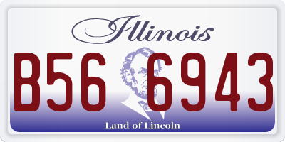 IL license plate B566943