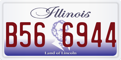 IL license plate B566944