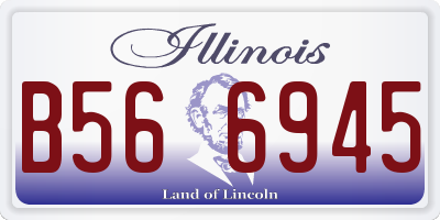 IL license plate B566945