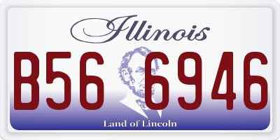 IL license plate B566946