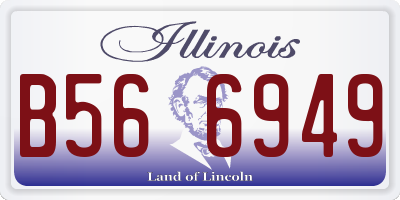 IL license plate B566949