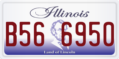 IL license plate B566950