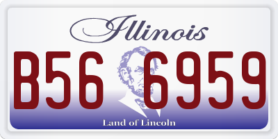 IL license plate B566959