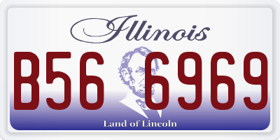 IL license plate B566969