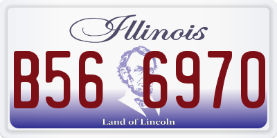 IL license plate B566970