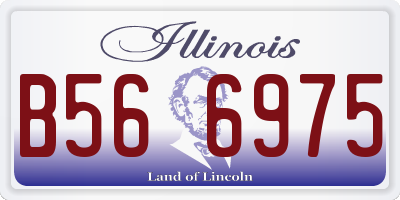 IL license plate B566975