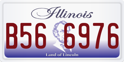 IL license plate B566976