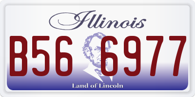 IL license plate B566977