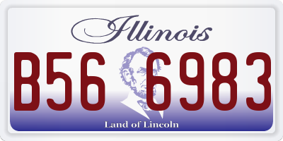 IL license plate B566983