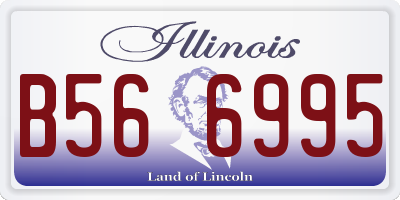 IL license plate B566995