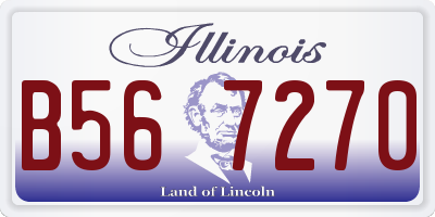 IL license plate B567270