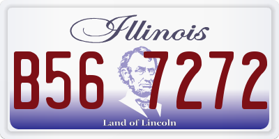 IL license plate B567272