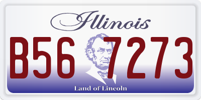 IL license plate B567273