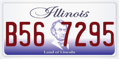 IL license plate B567295
