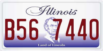 IL license plate B567440
