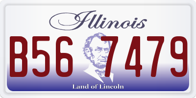 IL license plate B567479