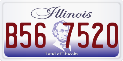 IL license plate B567520