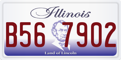 IL license plate B567902